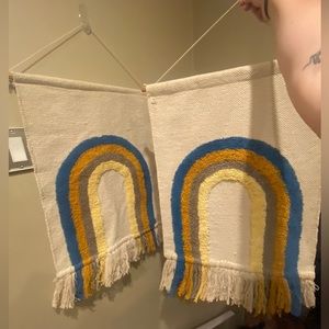 2 Large Macrame Wall Hangings